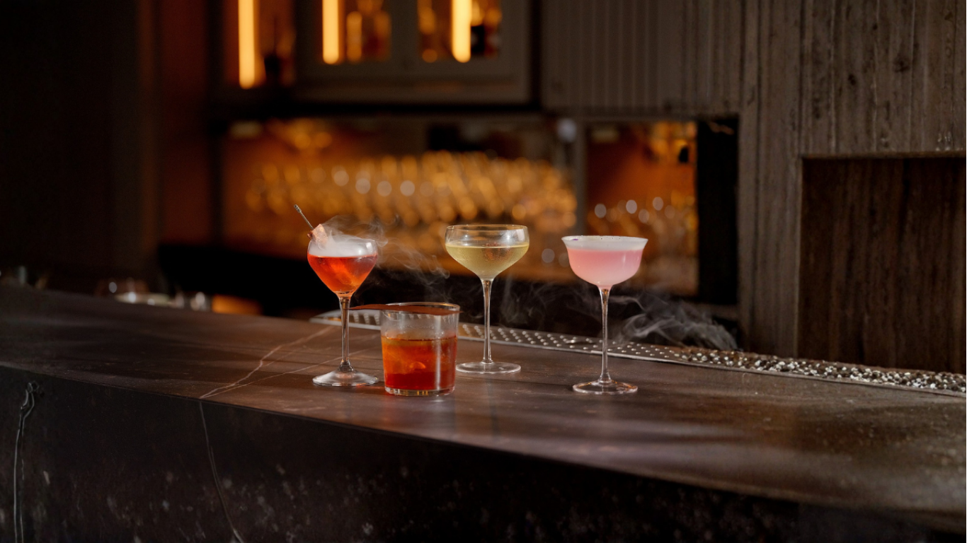 cocktail in SKAI Bar & Grill